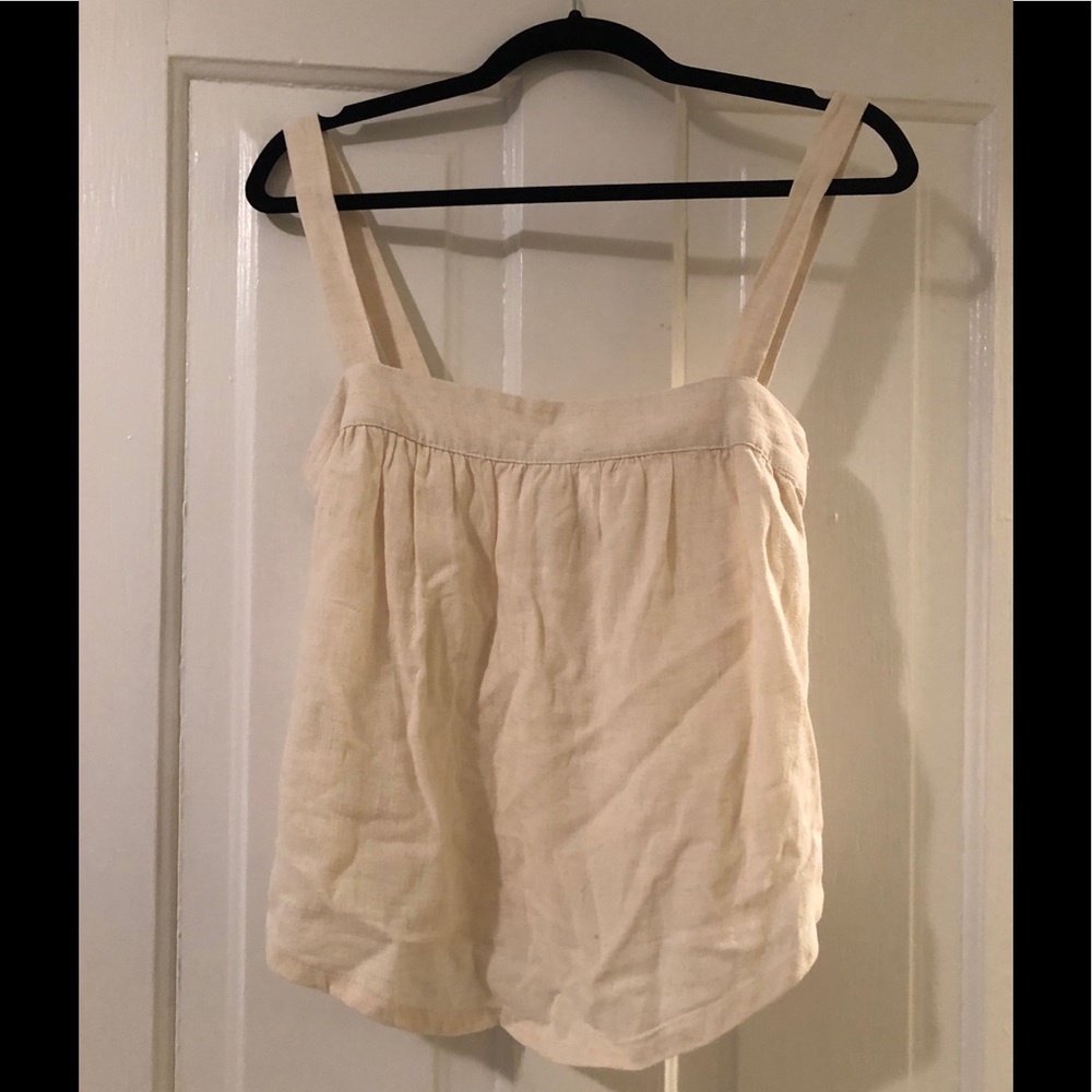 Cream Tank Top